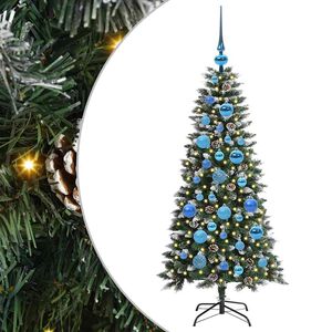 vidaXL С изкуствено коледно дърво Зелено 120 cm