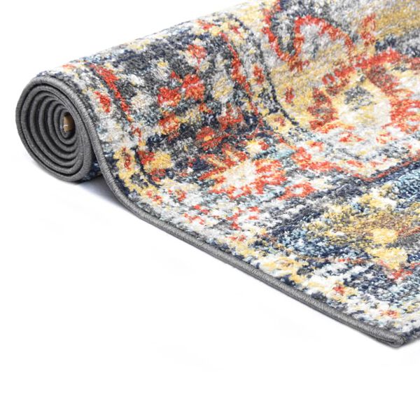 vidaXL Килим, син, 160x230 см, PP