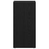 vidaXL LP Кутия за съхранение Черен дъб 71x34x36cm Инженерна дървесина