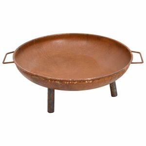 vidaXL Преносимо огнище, 67,5x58x22,5 см, стомана