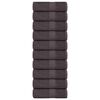 vidaXL Кърпи за гости FROGN 10 бр. Антрацит 30x50 см 360 г/м&sup2;