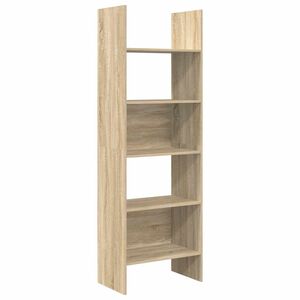 vidaXL Библиотека, дъб сонома, 60x35x180 см, инженерно дърво