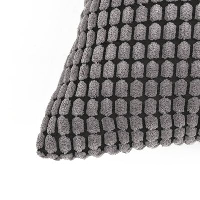 vidaXL Комплект възглавници, 2 бр, велур, 40x60 см, сив
