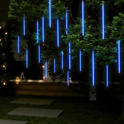 vidaXL Светещи метеори 20 бр 50 см сини 720 LED закрито/открито