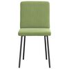 vidaXL Трапезни столове, 2 бр, светлозелени, кадифе