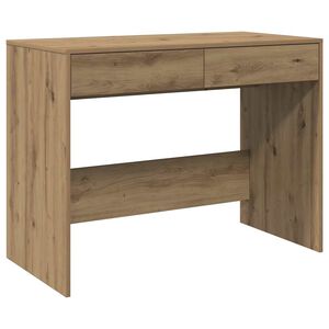 vidaXL Бюро, дъб артизан, 101x50x76,5 см, инженерно дърво