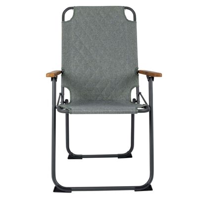 Bo-Camp Сгъваем къмпинг стол Jefferson, сиво-зелен