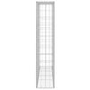 vidaXL Габионна стена с капаци, поцинкована стомана, 80x20x100 см