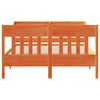 vidaXL Рамка за легло без матрак, восъчнокафяв, 160x200 см, бор масив