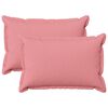 vidaXL Калъфка за възглавница 2 pcs HOUTEN Розово 40 x 60 cm