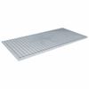 vidaXL Решетка Сребристо 100 x 50 x 2 cm Горещо поцинкована стомана