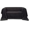 130897 Micro-suede Couch Slipcover Anthracite 270 x 350 cm