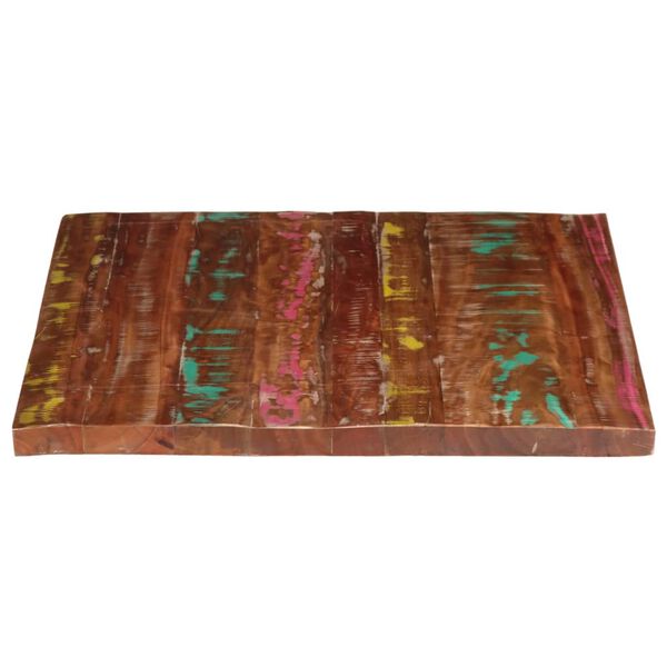 vidaXL Плот за маса 90x80x3,8 см правоъгълен регенерирано дърво масив