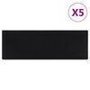 vidaXL Постелки за стъпала 5 бр 25x75 см гума