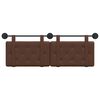 vidaXL Висяща табла Кафяво 150 x 55 x 5 см Изкуствена