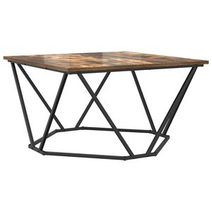 vidaXL Масичка за кафе Димян дъб 80 x 80 x 45 cm