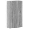 vidaXL Шкаф за документи, сив сонома, 60x32x115 см, инженерно дърво
