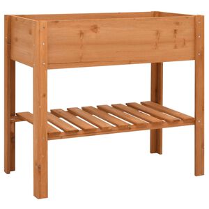 vidaXL Плантер, 88x43x80 см, чам
