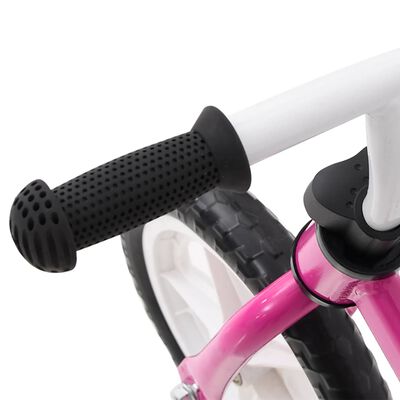 vidaXL Детски велосипед за балансиране, гуми 11 цола, розов