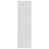 vidaXL Рразделител за стая, бял гланц, 40x30x103 см, инженерно дърво