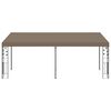 vidaXL Шатра за стенен монтаж, 6x3x2,5 м, таупе