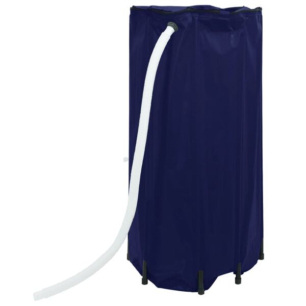 vidaXL Резервоар за вода с кран, сгъваем, 100 л, PVC