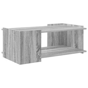 vidaXL Масичка за кафе Сива сонома 90 x 50 x 33 см Инженерна дървесина