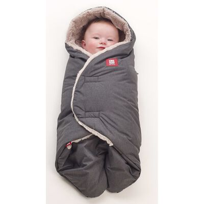 RED CASTLE Одеяло за повиване Babynomade Tendresse, 0-6 месеца, сиво