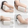 vidaXL Knee Pillow Бял Мемори пяна и полиестер 26 x 21,5 x 15 см
