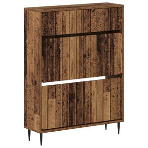 vidaXL Шкаф за обувки ZWOLLE 78 x 24 x 103 см Инженерна дървесина