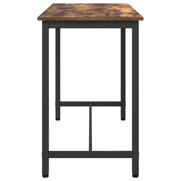 vidaXL Маса Димян дъб 100 x 50 x 76,5 см Инженерна дървесина и стомана