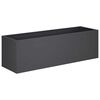 vidaXL Градинска саксия Антрацит 100 x 30 x 30 cm