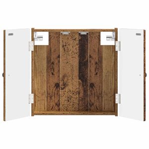 vidaXL Кабинет за дартборд EDE Старо дърво 52,5 x 10,5 x 53,5 см