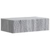 vidaXL Стенен страничен масичка Сив Сонома 59 x 34,5 x 17 см
