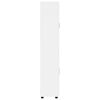 vidaXL Висок шкаф FLORIN Лъскаво бяло 60 x 35 x 182 см Инженерно дърво