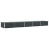 vidaXL Кашпа Антрацит 480 x 100 x 45 см Поцинкована стомана