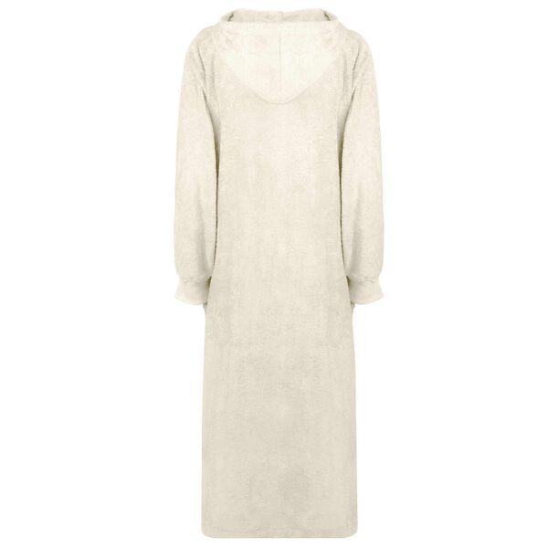 vidaXL Одеяло с качулка KINN Крем XXL Памук