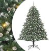 vidaXL С изкуствено коледно дърво Зелен 210 cm