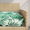 vidaXL Възглавница Мотив с листа 120 х 60 х 12 см Оксфордска тъкан