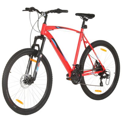 vidaXL Планински велосипед 21 скорости 29 цола 53 см рамка червен