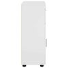 vidaXL Комплект шкафове за баня TULUM Лъскаво бяло 37 x 31,5 x 82 см