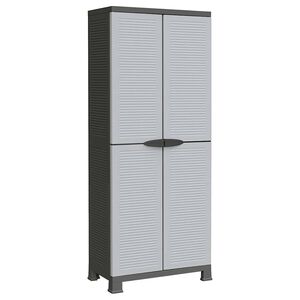 vidaXL Пластмасов шкаф, 68x39x171,5 см