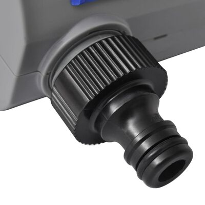 vidaXL Автоматичен таймер за поливане със сензор за дъжд