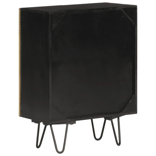 vidaXL Сайдборд, 55x30x75 см, мангово дърво масив