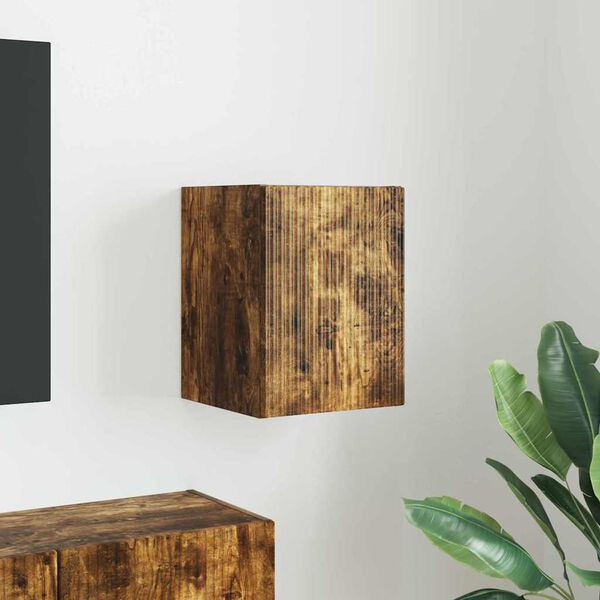 vidaXL TV стенен шкаф Димян дъб 30 x 31 x 40 см Инженерно дърво
