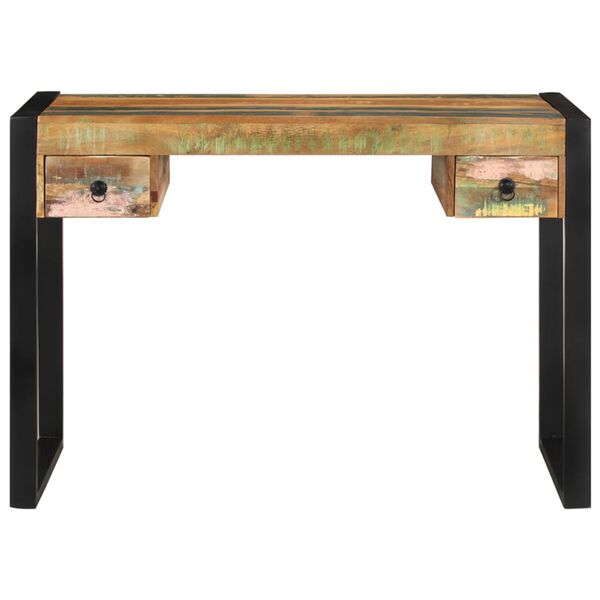 vidaXL Бюро, регенерирано дърво масив