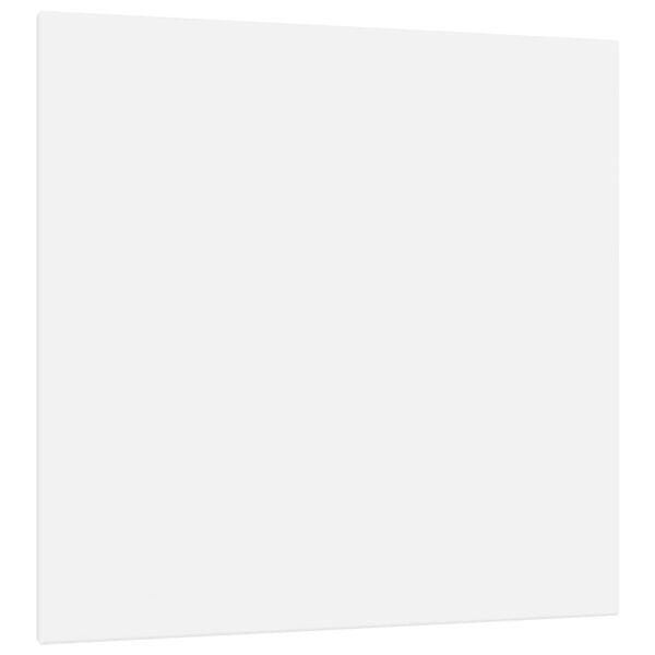 vidaXL Опънати канави, 12 бр, бели, плат и масивно борово дърво