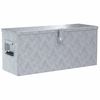 vidaXL Алуминиева кутия, 76,5x26,5x33 см, сребриста
