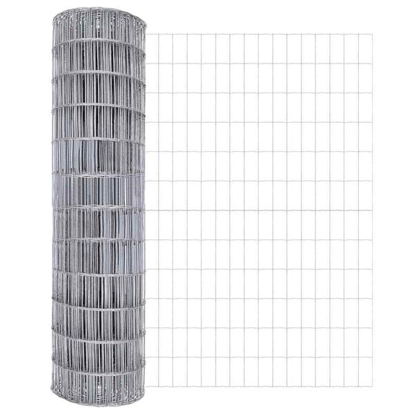 vidaXL Европейска ограда 1 x 25 m Желязо с PVC покритие