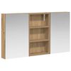 vidaXL Комплект шкафове за баня 3 бр. 90 x 10,5 x 50 см